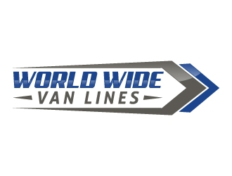 world wide van lines  logo design by akilis13