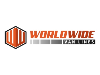 world wide van lines  logo design by akilis13
