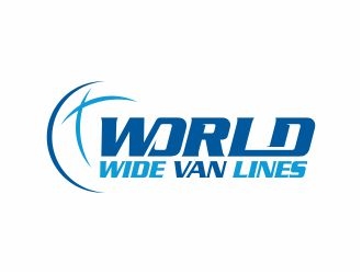 world wide van lines  logo design by 48art