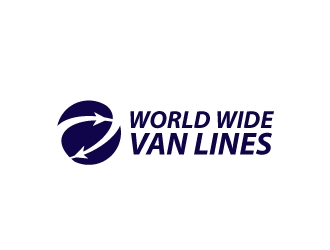 world wide van lines  logo design by Foxcody