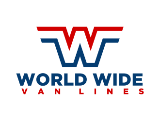 world wide van lines  logo design by maseru