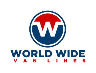 world wide van lines  logo design by maseru