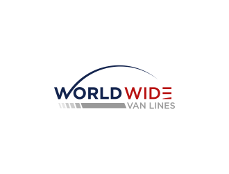 world wide van lines  logo design by ammad