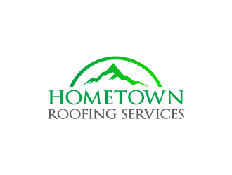 Hometown Roofing Services  logo design by Greenlight
