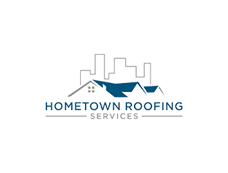 Hometown Roofing Services  logo design by checx