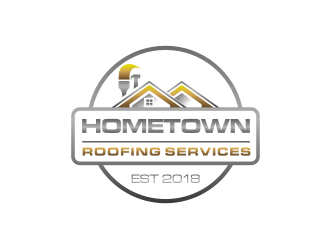 Hometown Roofing Services  logo design by R-art