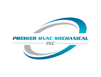 Premier hvac mechanical. Inc logo design by Greenlight