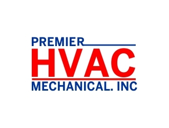 Premier hvac mechanical. Inc logo design by mckris