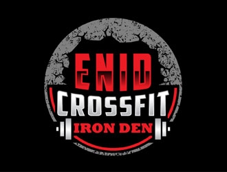 Enid Crossfit Iron Den logo design by MAXR