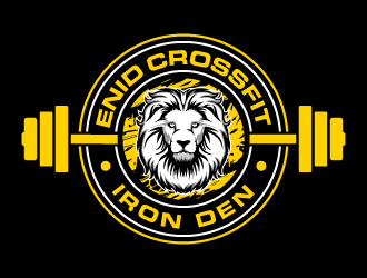 Enid Crossfit Iron Den logo design by yurie