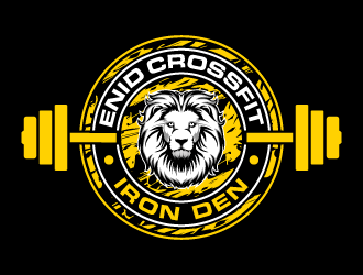 Enid Crossfit Iron Den logo design by yurie
