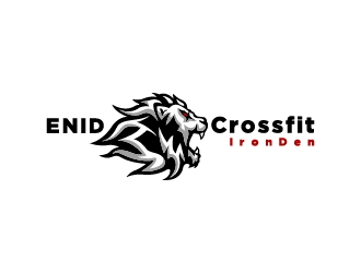 Enid Crossfit Iron Den logo design by cybil