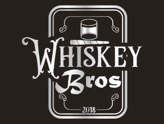 Whiskey Bros logo design by Greenlight