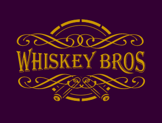 Whiskey Bros logo design by Coolwanz