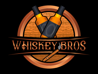 Whiskey Bros logo design by uttam