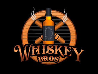 Whiskey Bros logo design by uttam