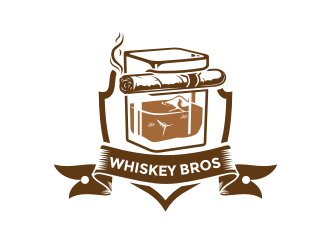 Whiskey Bros logo design by ramapea