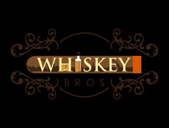 Whiskey Bros logo design by Kanya