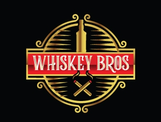 Whiskey Bros logo design by Foxcody