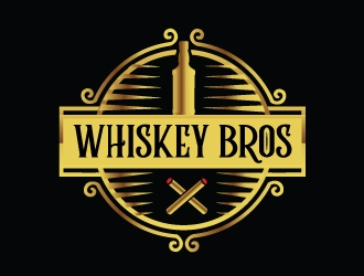 Whiskey Bros logo design by Foxcody