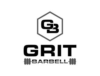 Grit Barbell logo design by dibyo