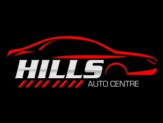 Hills Auto Centre logo design by ElonStark