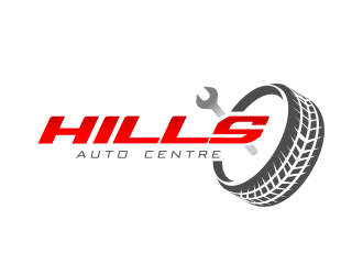 Hills Auto Centre logo design by Rossee