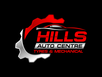 Hills Auto Centre logo design by done