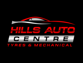 Hills Auto Centre logo design by done