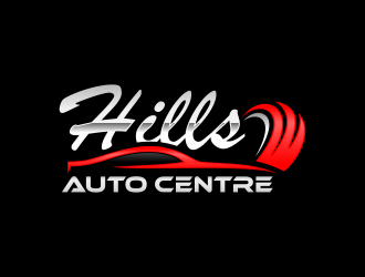 Hills Auto Centre logo design by mikael