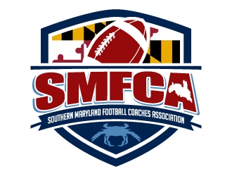 Southern Maryland Football Coaches Association logo design by jaize