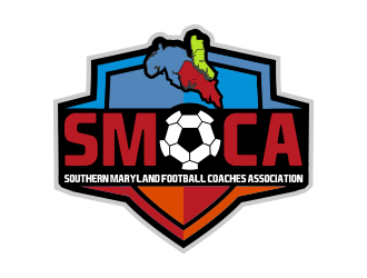Southern Maryland Football Coaches Association logo design by done