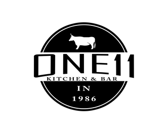 One 11 Kitchen & Bar logo design by bougalla005