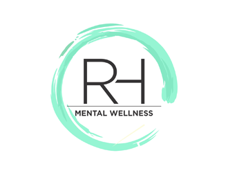 RH Mental Wellness logo design by logolady