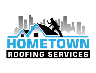 Hometown Roofing Services  logo design by scriotx