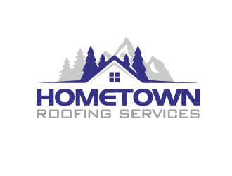 Hometown Roofing Services  logo design by YONK