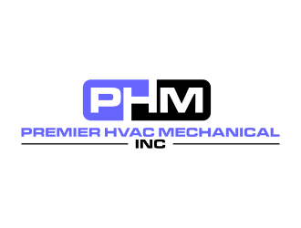 Premier hvac mechanical. Inc logo design by BlessedArt