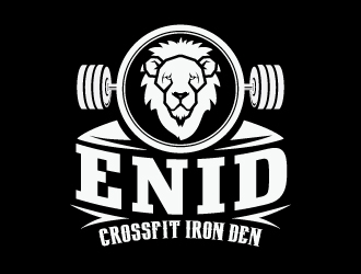 Enid Crossfit Iron Den logo design by Suvendu