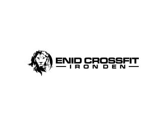 Enid Crossfit Iron Den logo design by oke2angconcept