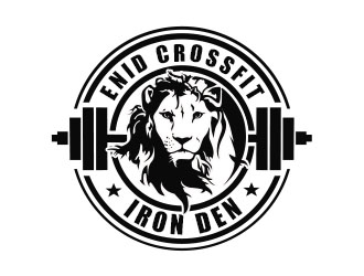 Enid Crossfit Iron Den logo design by Benok
