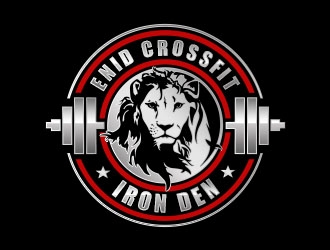 Enid Crossfit Iron Den logo design by Benok