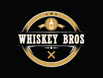 Whiskey Bros logo design by blink