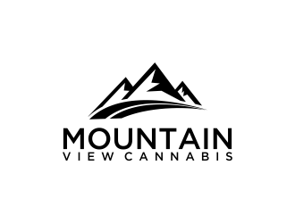 Mountain View Cannabis logo design by oke2angconcept