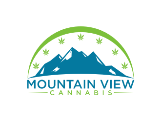 Mountain View Cannabis logo design by andayani*