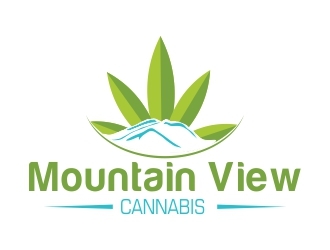Mountain View Cannabis logo design by ElonStark