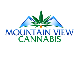 Mountain View Cannabis logo design by megalogos