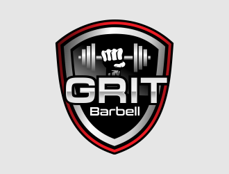 Grit Barbell logo design by AisRafa