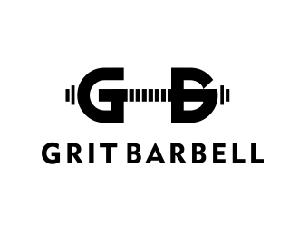 Grit Barbell logo design by AisRafa