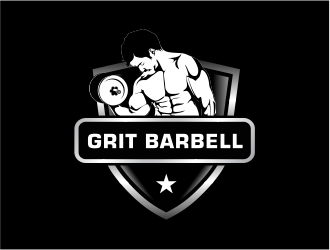 Grit Barbell logo design by MagnetDesign