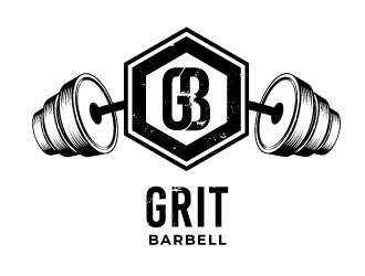 Grit Barbell logo design by d1ckhauz